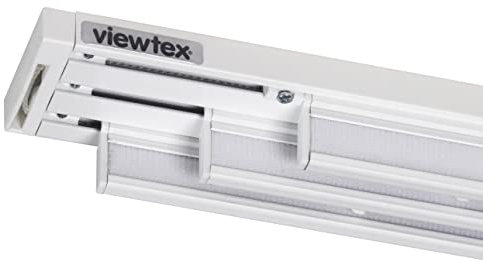 VIEWTEX | Rail pour Panneau Japonais Blanc 144cm | Fabriqué en Europe | Garantie 5 Ans