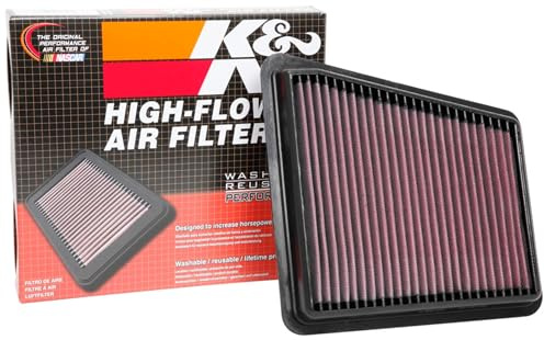K&N Engine Air Filter: High Performance, Premium, Washable, Replacement Filter: Compatible with 2018-2019 GENESIS/KIA (G70, Stinger), 33-5073