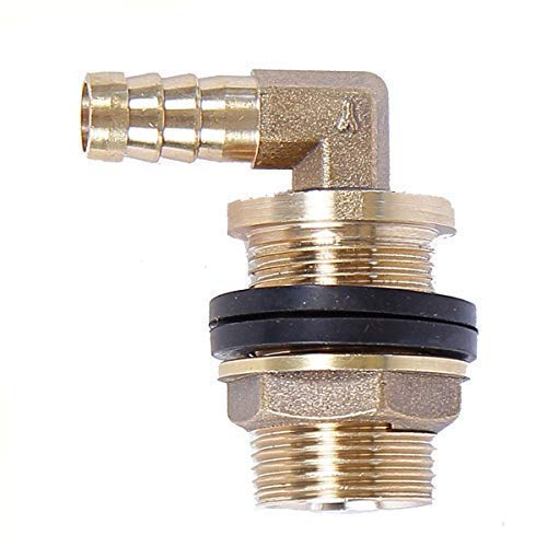 Tankverschraubung Regentonnenverschraubung + Schlauchtülle 19mm 3/4' IG 1' AG (ALF4+F2)