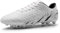 Dream Pairs Mens Football Boots Outdoor Athletic Football Cleats Shoes,Size 10,White/Black,MEGA-1