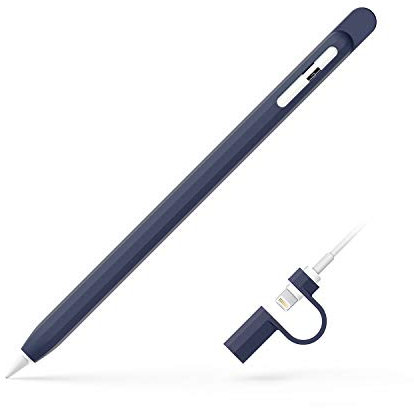 UPPERCASE Designs NimbleSleeve - Premium Apple Pencil 1 Case Sleeve Silicone Protective Holder for iPad Apple Pencil 1st Generation Only (Midnight Blue)