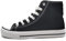 P&L ITALY COLLECTION Zapatillas Altas de Lona Mujer Botin Blancas Negras Basket Autoclave Negro 40