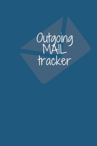 OUTGOING MAIL TRACKER | blue cover | mail tracker| outgoing mail |mail tracker journal| mail tracker notebook| mail tracker log book| mail tracker ... (Simple Designed Outgoing Mail Trackers)