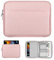 TiMOVO 9-11 Étui de Tablette pour iPad 11 Pouces A16 2025, iPad 10e Gén. 10,9, iPad 10,2, iPad Air 11/Air 5e/4e Gén. 10,9, Galaxy Tab A9+/A9 Plus 11, Étui de Transport avec Poche, Rose
