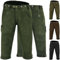 German Wear Jagd Lederhose Kniebundhose Jägerhose Trachtenlederhose Büffelleder 50/M, Dunkelgrün