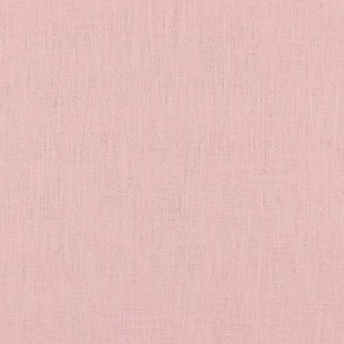 Hans-Textil-Shop Stoff Meterware Uni Rose 100% Leinen - 1 Meter, Leinenstoff, Kleider, Hose, Rock, Bluse, Hemd, Vorhänge, Kissen, Tischdecken