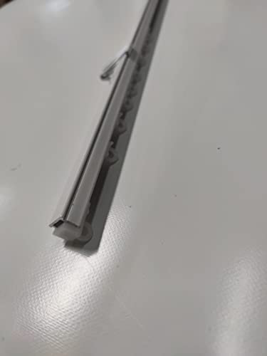 Binario Per Tenda Bianco A Soffitto Movimento A Strappo o Corda, Bastone Per Tende In Alluminio