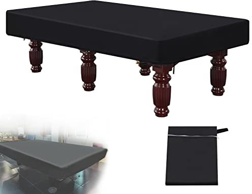 Funda para Mesa de Billar de 7 pies, Impermeable y Resistente al desgarro, para Mesa de Billar con Bolsa de Almacenamiento, para Interiores y Exteriores, para Todas Las Estaciones, protección contra