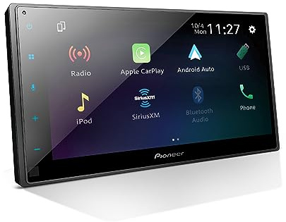 PIONEER DMH-W2770NEX Receptor Multimedia Digital con Apple CarPlay y Android Auto, visualización táctil capacitiva de 6.8 Pulgadas, Doble DIN, Bluetooth y WiFi Integrados, Amazon Alexa a través de la