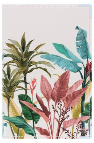 Color Pop Porte-papiers Voiture - Fabrication française - PVC – papiers français - Etui Carte Grise - Permis de Conduire - 15,4 x 10,3 cm (Tropical)