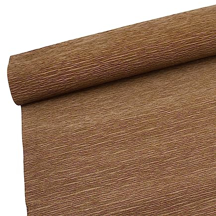 Schokolade Krepppapier Rolle für die Herstellung von Braun Krepppapier ideal für Kreativen Hobbies Farbig sortiert-25 x 250 cm