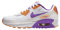 NIKE Tenis de correr para hombre, Blanco/Action Grape/Phantom/Citron Tint, 6.5 Big Kid