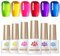 Born Pretty UV Nagellack Ice Jelly Neon - Gel Nagellack Kristall Transparent Frühling Sommer UV LED Soak off Manicure Gel Lacquer Varnish