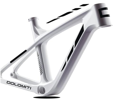 DualColorStampe Aufkleber-Set mit 10 Aufklebern für Fahrradrahmen und Mountainbikes, universeller Schutz, Artikelnummer B0170 (schwarz-matt)