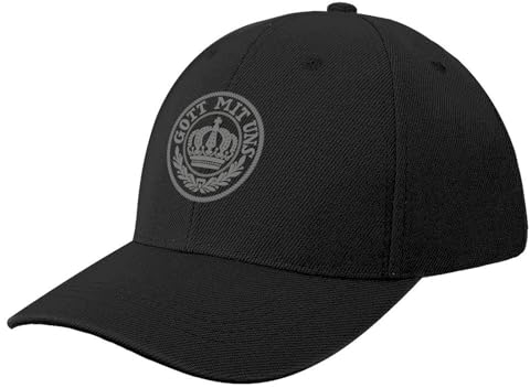 LXCUDXZ Baseball Kappe Gott MIT Uns Silver Baseball Cap Hat Man for The Sun Kids Hat Caps Für Männer Frauen Party Geschenk