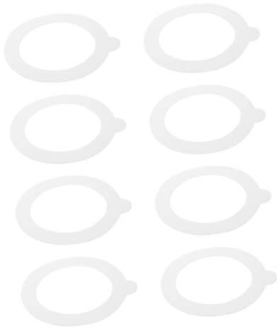 OKUMEYR 8stücke Silikonringe Für Einmachgläser Mit Normaler Öffnung Glasdichtungen Zum Schutz Vor Auslaufen Ersatz-silikondichtungen Für Flaschen Praktische Lösung Zur Aufbewahrung