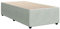 vidaXL Bettgestell, Polsterbett Bett für Schlafzimmer, Bettrahmen mit Lattenrost, Einzelbett Schlafzimmerbett, Hellgrau 80x200cm Samt