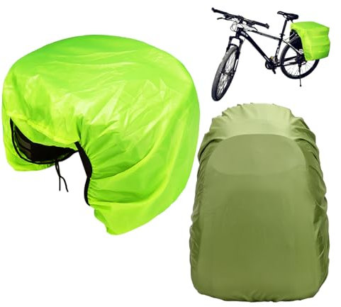 1 Habillage Pluie pour Sacoche, 1 Habillage Pluie pour Sac À Dos, Habillage Pluie pour Sacoche De Vélo, Housse De Protection pour Sacoche De Vélo, Housse De Protection pour Sacoche
