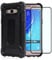 Phone Case for Galaxy J5 2016 Case, Samsung J5 2016 SM-J510 Case HD Screen Protector, Slim Hybrid Dual Layer TPU+PC Protective Phone Cover Shockproof Cases for Samsung Galaxy J5 2016 Black
