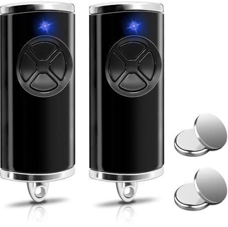 868,3 BS MHz abridor de puerta de garaje con mando a distancia para puerta de garaje compatible con HSM4 HSE2 HS1 HS4 HSZ1 HSZ2 mando a distancia 2 piezas