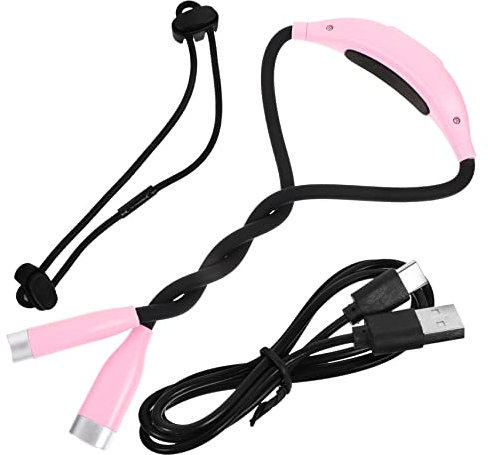 WATIIFUFU Lumière De Cou Led Lampe De Cou Pour Le Camping Liseuse Autour Du Lampe De Lecture Rechargeable Lampe De Lecture De Mini De Pour La Nuit Pc Rose