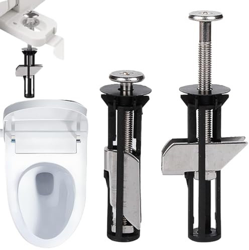 Heavy Duty Toilet Seat Fastener Kit - Installation and Maintenance Bolt Lock Set for Easy Assembly (1 Piece)