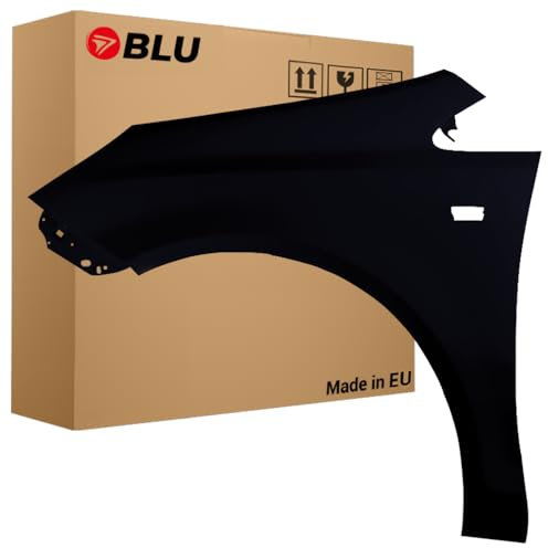 BLU Kotflügel Passend für Opel Corsa D Z20R Links Schwarz | 2006-2014 | Vorderseite Vorne | Lackiert | Einbaufertig