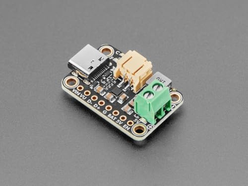 Módulo de carga Adafruit bq25185 USB/DC/Solar con placa de impulso de 5V, 6106