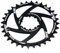 Plato ovalado de montaje directo de alto rendimiento para bicicletas compatible con manivela y cadenas de 8 ~ 12 velocidades, tamaños 32 38 dientes (32T)