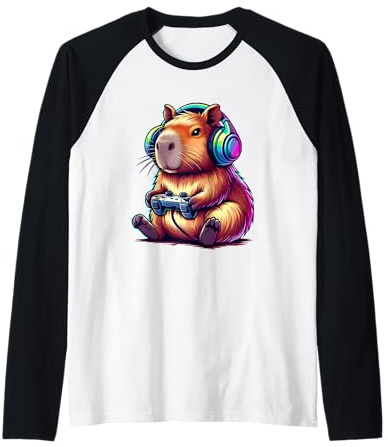 Capybara Lustige Videospiele Capybara Raglan
