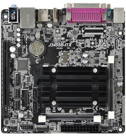 XYYZXKL schede Madri Scheda Madre Fit for ASROCK J3455b-ITX Mini-ITX CPU Intel Quad-Core J3455 DDR3 16 GB Scheda Grafica Intel HD 500 Integrata USB 3.1
