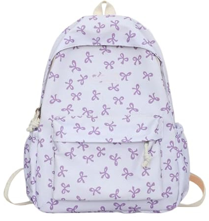 WYLBDBG Zaino Porta pc Bacchpack Student Giurni Donna Bassaggio-Viola