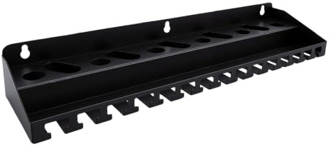 Sxhlseller Portapinze per Montaggio a Parete in Ghisa |Garage a Doppio Strato per Chiavi Inglesi Cacciaviti, 16,8x4,25x2,36 Pollici