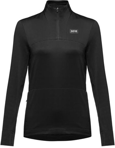 GORE WEAR Damen Everyday Thermo 1/4-zip Vest, Schwarz, 38 EU