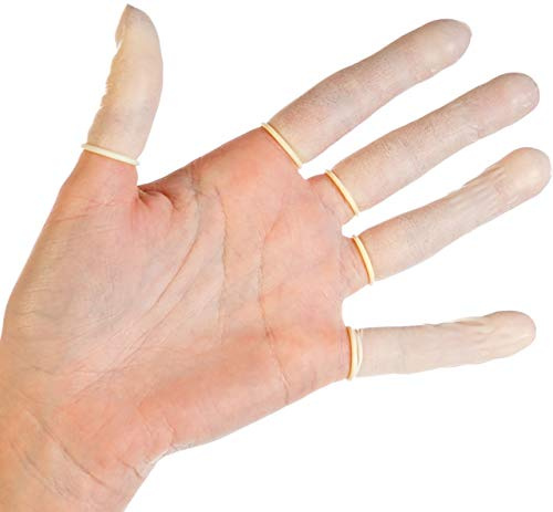 Franz Mensch Hygostar LATEX-Fingerling weiß M puderfrei, 26753