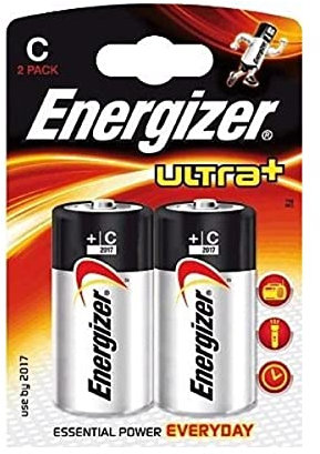 Energizer Ultra+ Alkaline Batterie C Baby 2er Pack