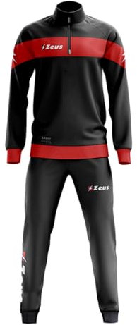 ZEUS TUTA MARTE NERO - ROSSO XL