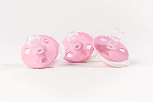 12 Pack Baby Soothers Dummies BS EN 1400 Pink