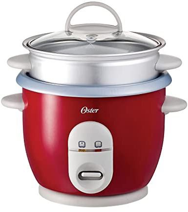 Arrocera Oster, Color rojo, Arrocera de 0,6 litros, 350 W, Plástico, CKSTRC4723