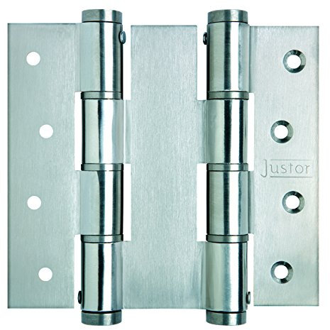 DA Bisagra muelle doble acción 120 mm Inox, estuche de 2 unidades