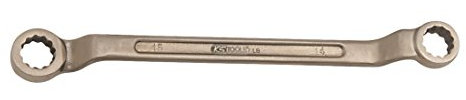 KS Tools 963.7405 BRONZEplus Doppel-Ringschlüssel gekröpft 21x24 mm