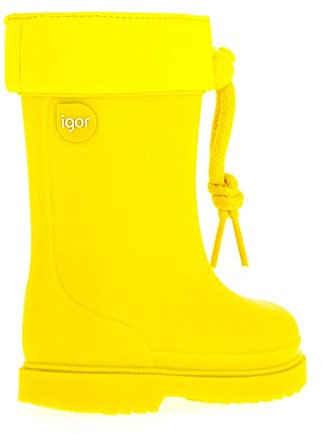 IGOR Chufo Collo, Stivali da Acqua Unisex Bambini, giallo, 21 EU