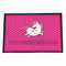 4you Design Einhorn Fußmatte -Auf dem Boden der Tatsachen liegt eindeutig zu wenig Glitzer- 40x60cm Türmatte für den Innen- & Außenbereich – Geschenk für Frauen