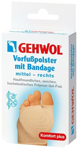 GEHWOL Vorfußpolster mit Bandage rechts mittel 1 St