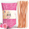 GREENDOSO® Sucre Barbe à Papa pour Machine 1,2 Kg – Saveur Rose Vanille – 50 Bâtonnets