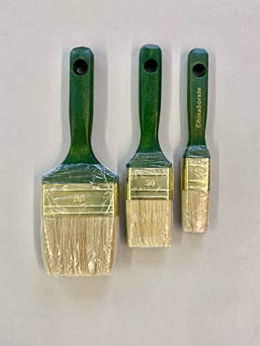 PROFI Lack und Lasuren-Set/Flachpinsel für Holzfarbe und Holzlasuren