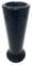 Memorial Cemetery Blumenvase, schmal, Kunststoff, Schwarzer Granit