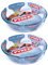 Pyrex Classic Bake & Enjoy Lot de 2 plats à gâteau en verre Transparent 26 cm 2,1 l