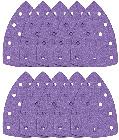 Trend Zirconium 102 x 151mm 60 Grit Abrasive Detail Sanding Sheets, AB/DET/60Z, Pack of 10