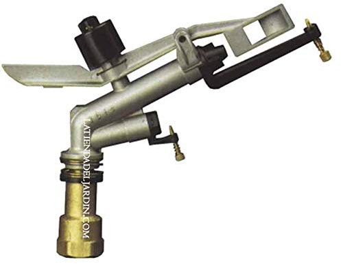 Suinga ASPERSOR AGRICOLA Ibis 1. Ángulo cañón riego Circular 360º. Alcance de 13 a 23 MTS. Presión 1,5 a 5 Bar